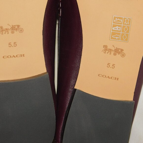 Coach Haley Slip On Leather Loafers Size 5.5 NEW - Picture 12 of 12